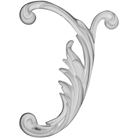 Ekena Millwork 5 7/8"W x 6 3/4"H x 7/8"P Medway Scroll Onlay, Right ONL06X07X01ME-R